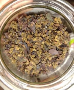 dried chaga mushroom